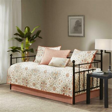 MADISON PARK Polyester Printed Day Bed Cover, Ivory MP13-3974